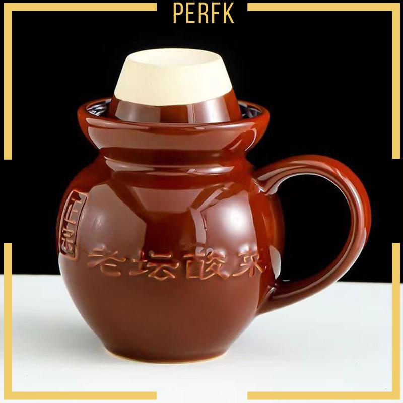 Hũ Đựng Gia Vị Bằng Gốm Phong Cách Truyền Thống