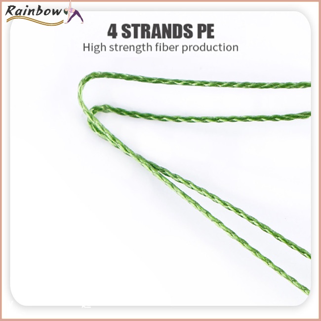 1 Cuộn Dây Câu Cá Bện 4 Sợi Pe Siêu Chắc Dài 100m