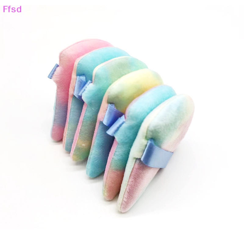 {Ffsd} Set 3 Mút Trang Điểm Hình Tam Giác Bằng Cotton Mềm Mại