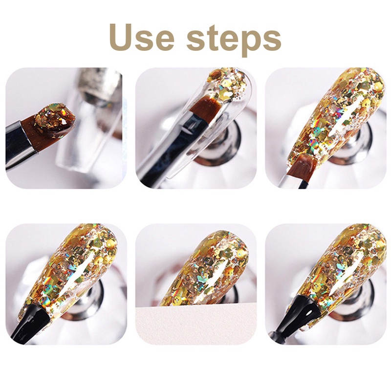 Sơn Móng Tay Gel UV Lấp Lánh Hình Vỏ Sò