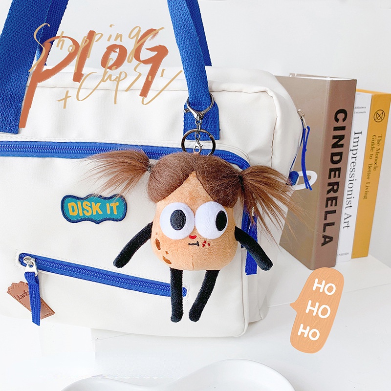 Móc Khóa Nhồi Bông Hình Khoai Tây Chiên Dễ Thương