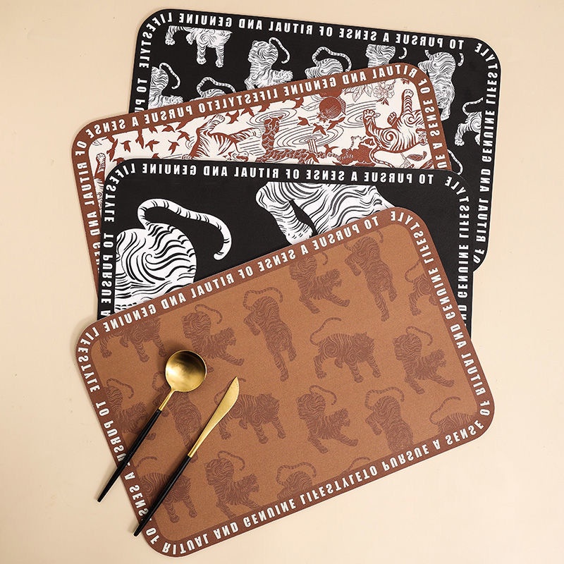 Tấm Lót Bàn Ăn Cách Nhiệt Chống Trượt / Bỏng / Thấm Nước Phong Cách Bắc Âu Tiện Dụng