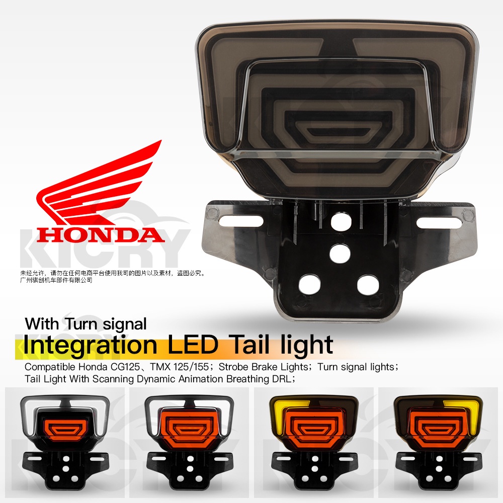 Đèn Led Phanh / Xi Nhan Chuyên Dụng Cho Xe Mô Tô Philippine Honda Tmx155 Cg125