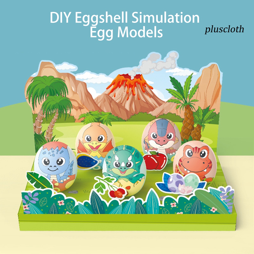 1 Bộ Trứng Đồ Chơi Màu Vẽ Tay DIY Vui Nhộn Cho Bé