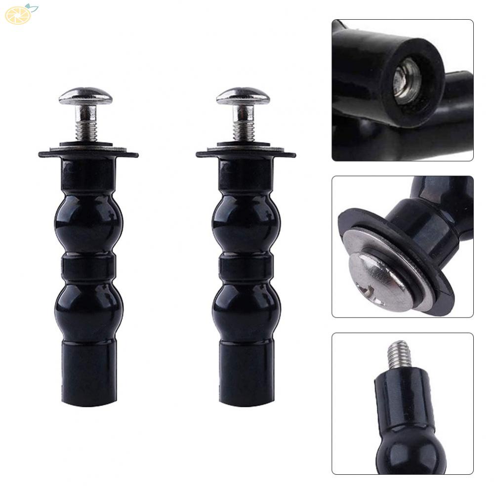 【VARSTR】Hinge Screws Bidets Parts Black Easy To Install Replacement Bolts 4x1.8cm