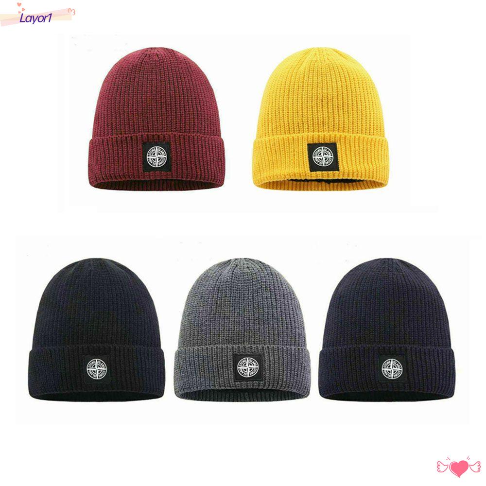Layor1 Mũ Dệt Kim Dày Ấm Áp Cho Nam Và Nữ