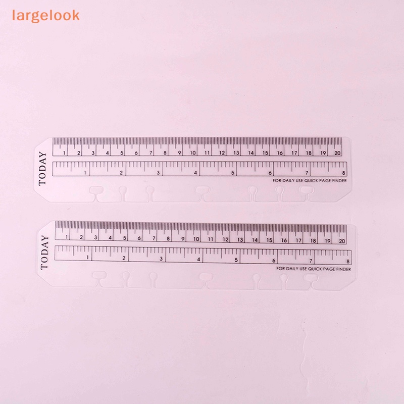 Set 2 Thước Kẻ A5 A6 A7 Màu Trắng Đen Tiện Dụng