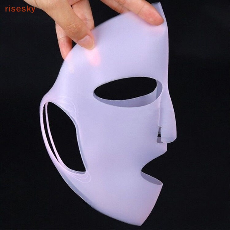 1 Mặt Nạ Silicone Dưỡng Ẩm Tái Sử Dụng Chống Nước Chăm Sóc Da Mặt