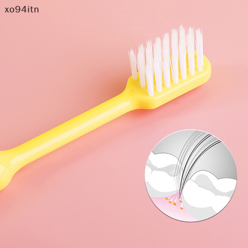 Tn Set 10 Bàn Chải Đánh Răng Lông Mềm Màu Kẹo Ngọt Dành Cho Người Lớn