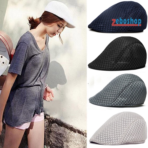 Mũ Beret Lưới Chống Nắng Thời Trang Unisex