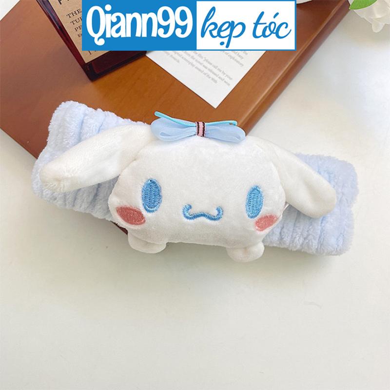 SANRIO Băng Đô Cài Tóc Rửa Mặt Họa Tiết Hoạt Hình Chó Kuromi Thời Trang Hàn Quốc Cho Nữ
