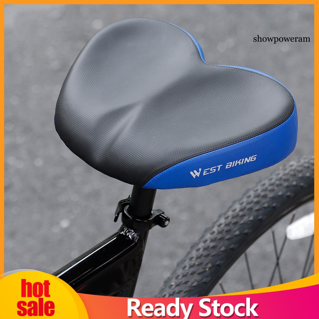 Yên Xe Đạp Giả Da Bản Rộng Hấp Thụ Sốc SP-Noseless