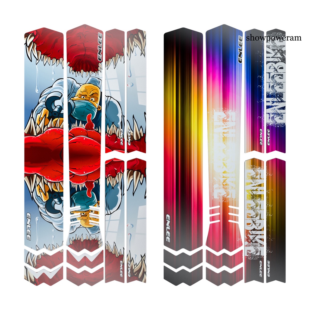 Bộ Miếng Dán Trang Trí Khung Xe Đạp SP-1 Bằng TPU Chống Nước Chống Trầy Xước Họa Tiết Hoạt Hình