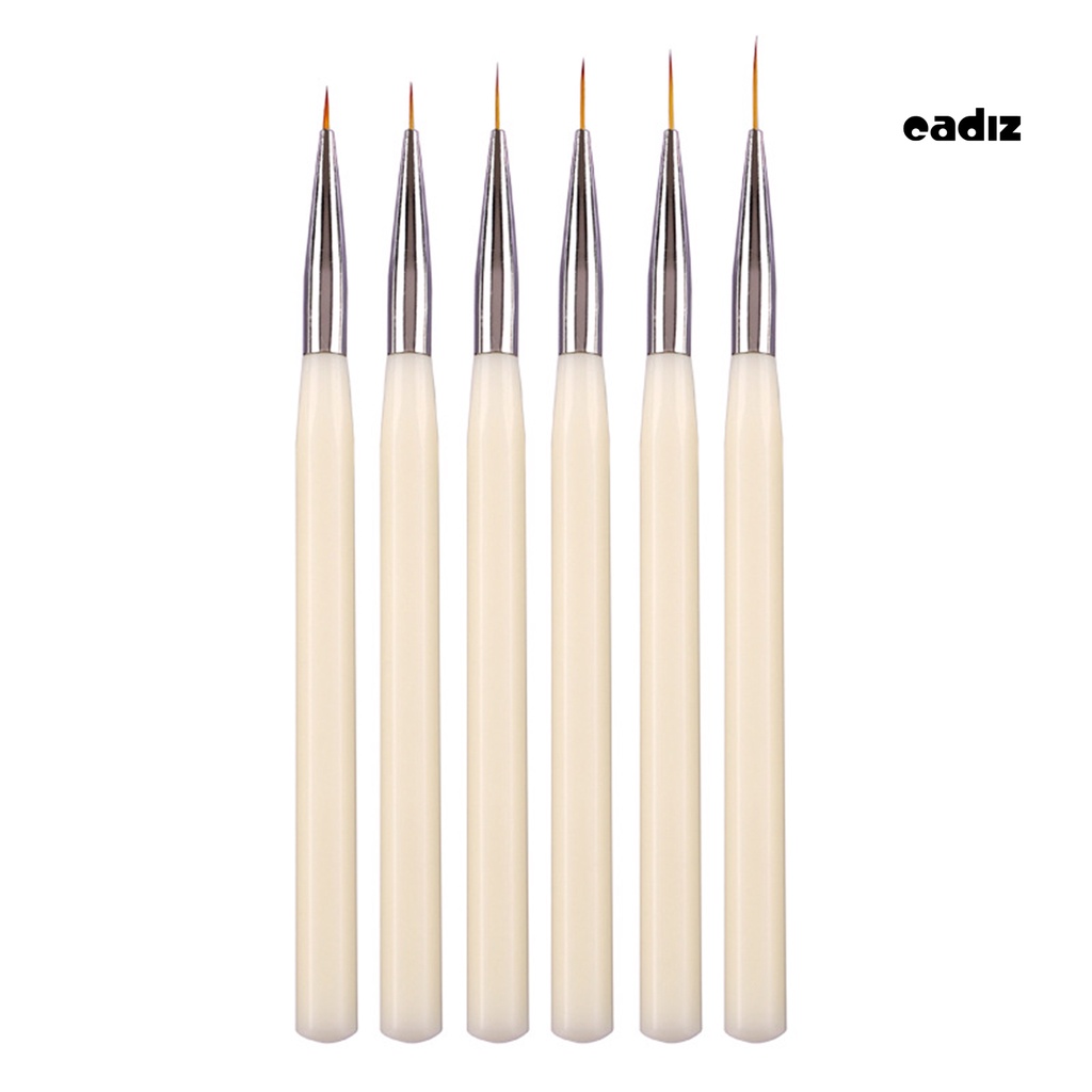 Cọ Nylon Lông Kim Loại Thoải Mái Chuyên Dụng Cho Vẽ Móng Tay