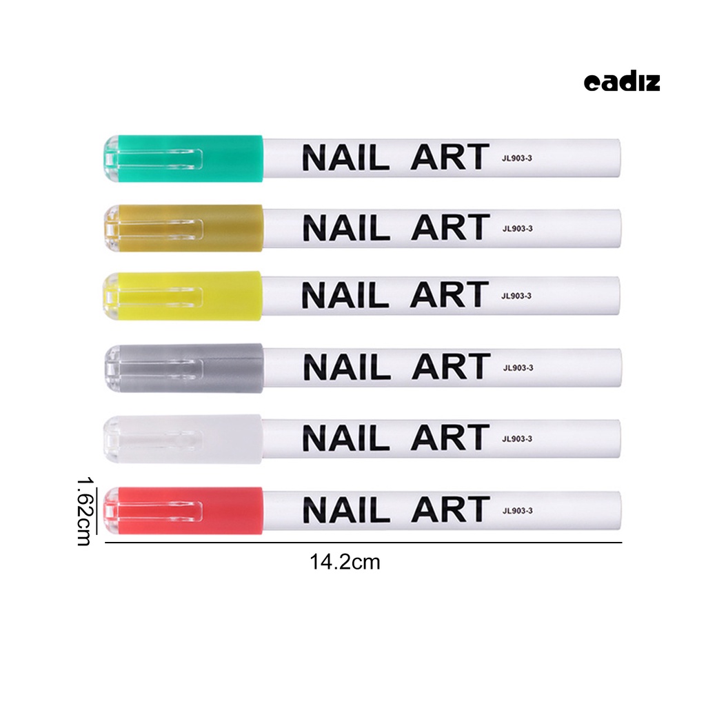 Set 12 Bút Vẽ Móng Tay Nghệ Thuật Bằng Nhựa PP Thân Thiện Với Môi Trường Nhanh Khô Dễ Sử Dụng