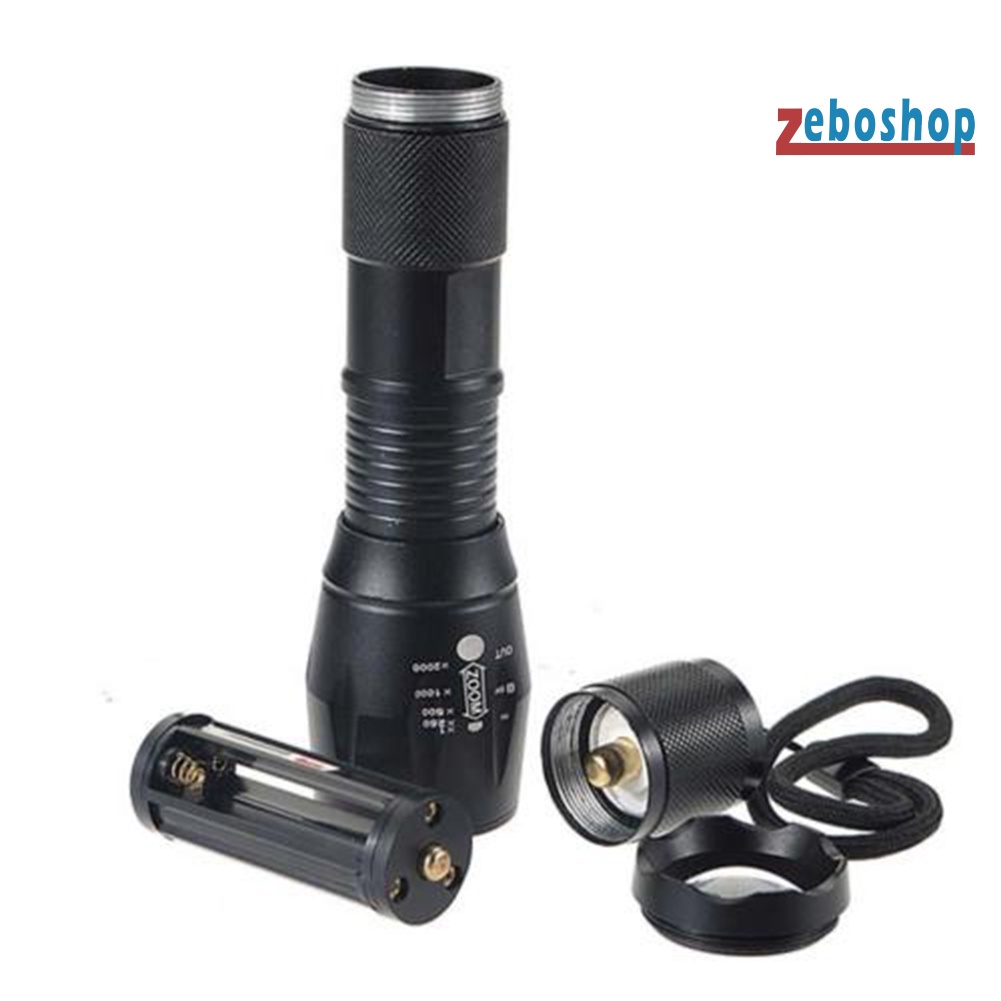 Đèn Pin LED 5 Chế Độ Siêu Sáng Tiện Dụng Mang Theo Du Lịch Cắm Trại