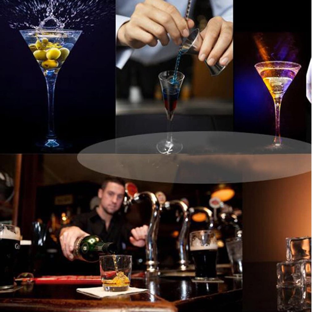 =Christmas=25/50ml Measure Cup Stainless Steel Shaker Cocktail Cup Dual Shot Drink Jigger