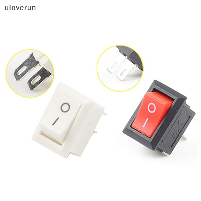 Set 10 Công Tắc Bật / Tắt Mini 2 Chấu 6A 250v Chuyên Dụng Cho Tàu Thuyền / Xe Hơi