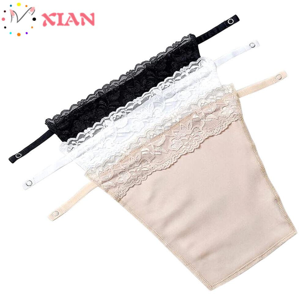 Xiantin Mock Áo hai dây Quấn Ngực Phối Ren Kẹp Ngăn Ngừa Nudity Dễ Dàng Cho Nữ