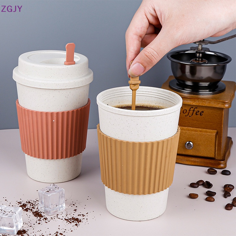 Cốc Uống Cà Phê Bằng Sợi Rơm Lúa Mì An Toàn Mới