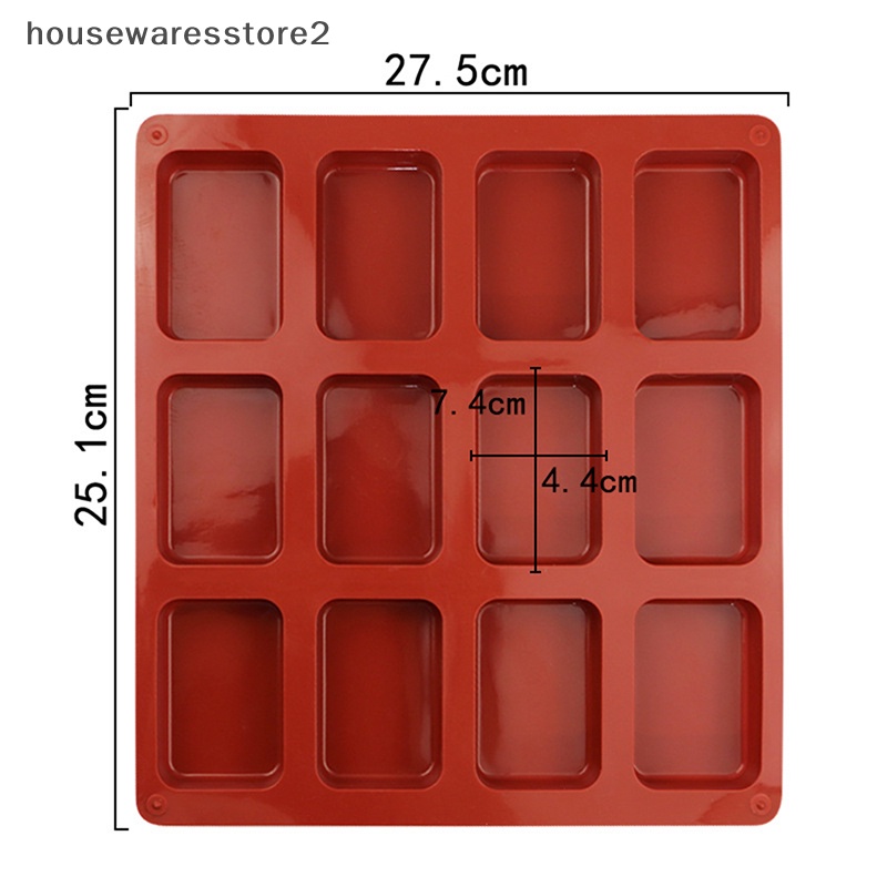 Chảo Nướng Bánh Mì Mini Bằng Silicone 12 Ngăn Không Cần Dùng Mini