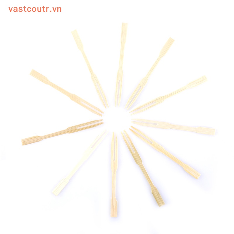 Set 80 Nĩa Tre Ăn Trái Cây Dùng Một Lần Tiện Dụng