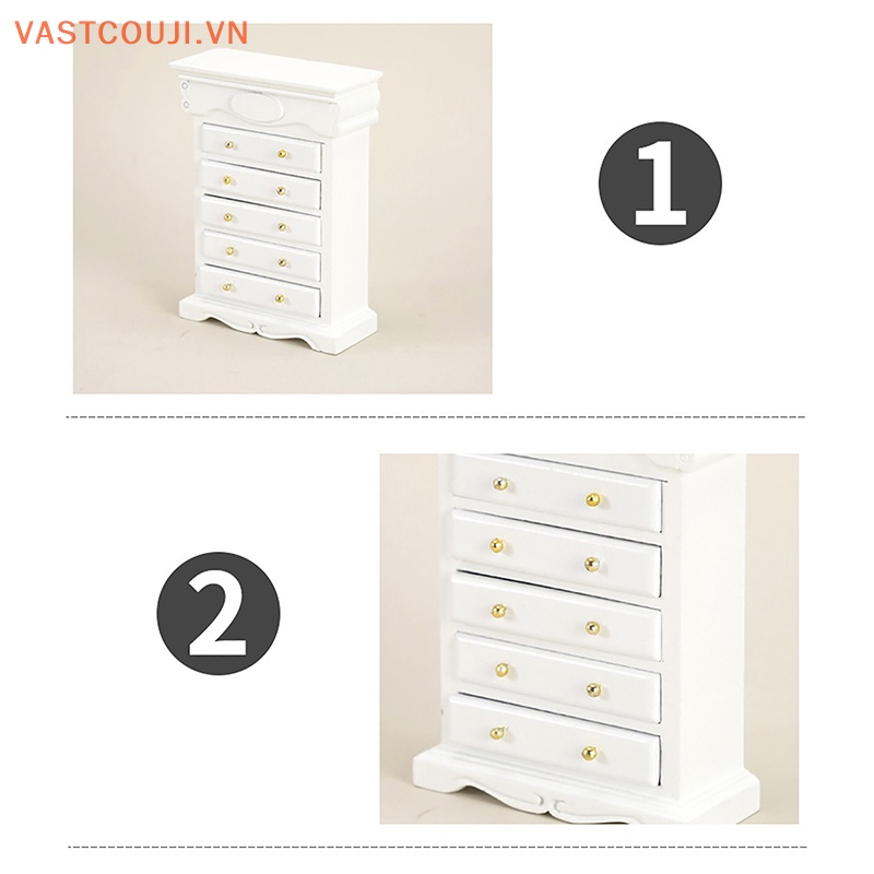 Xô Mini Đựng Đồ Trang Trí Nhà Búp Bê VASTJI Phong Cách Mỹ