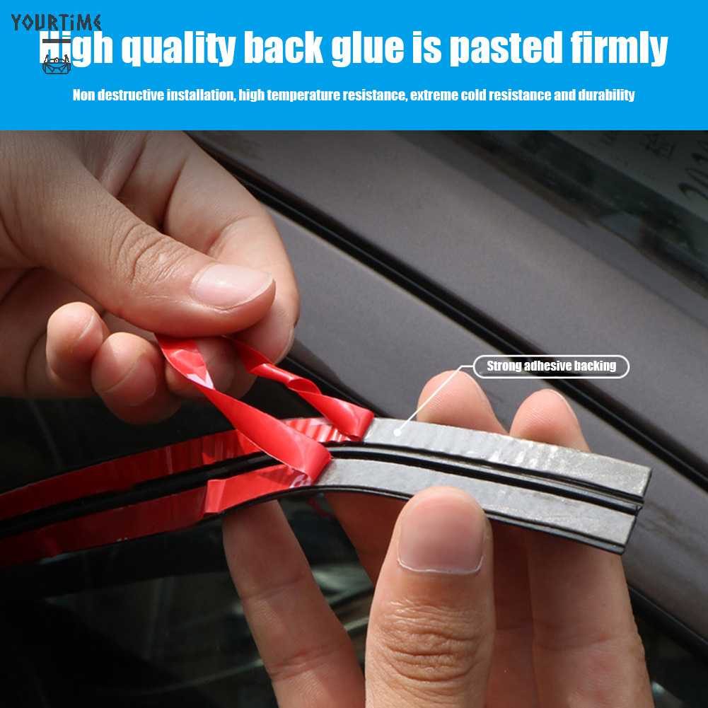 Cuộn Dây Cao Su 2m Loại Chữ T Chống Thấm Nước Chuyên Dùng Cho Cửa Sổ Xe Hơi