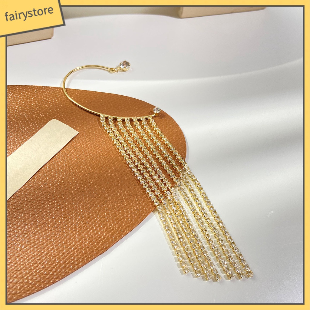 1 Khuyên Kẹp Vành Tai Hình Chữ C Dát Dát Đá Cho Cuộc Sống Hàng Ngày