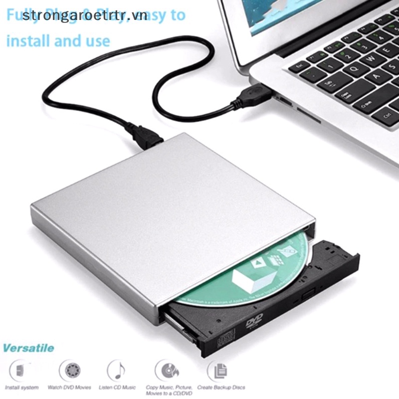 Ổ Đĩa DVD Ngoài Tiếng Ồn Chuyên Nghiệp Kết Nối USB 2.0 DVD / VCD / CD-RW