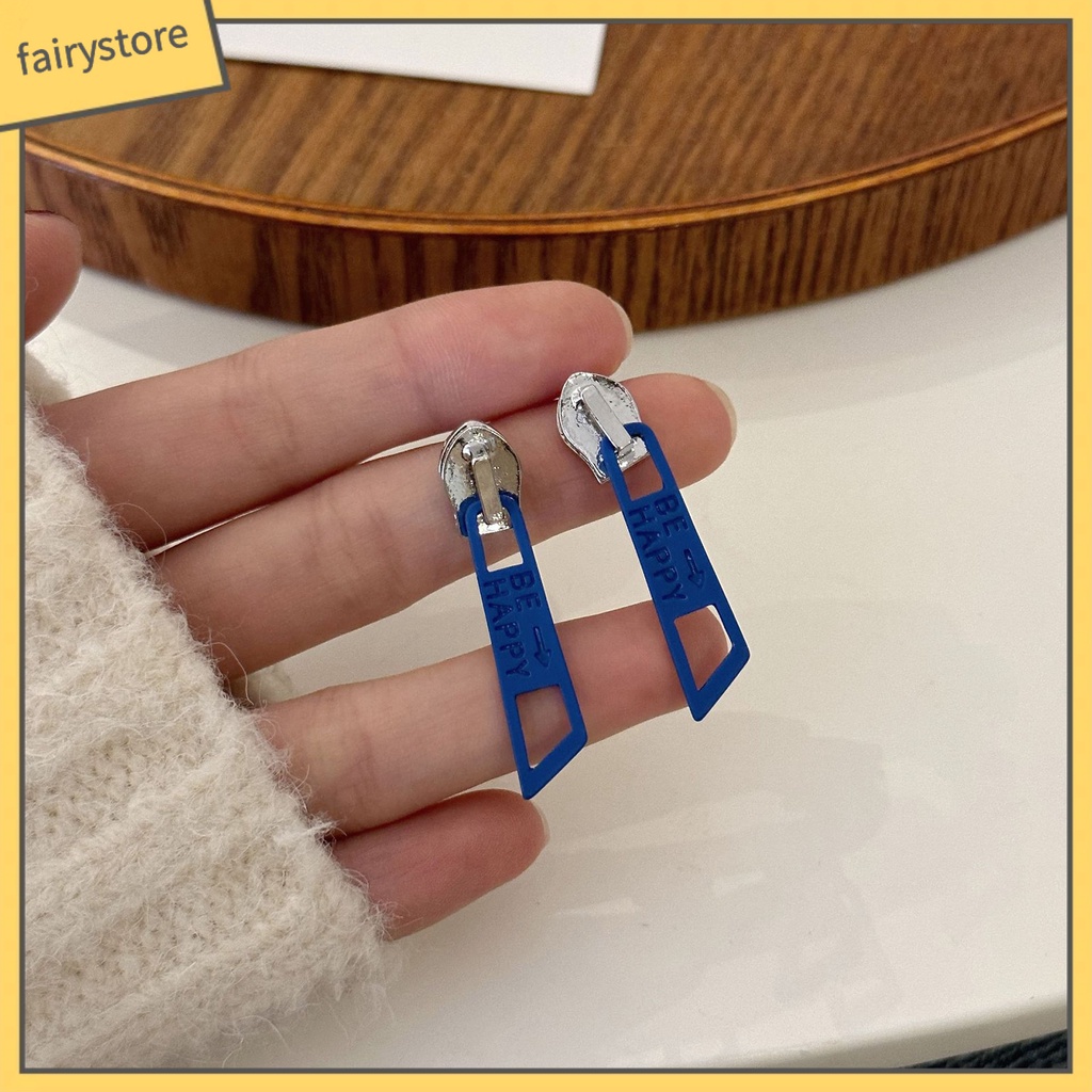 [FRO] 1 Đôi Bông Tai Lủng Lẳng Hình Đôi Mắt Bắt Sáng Vui Nhộn Không Gây Dị Ứng Trang Sức Công Sở