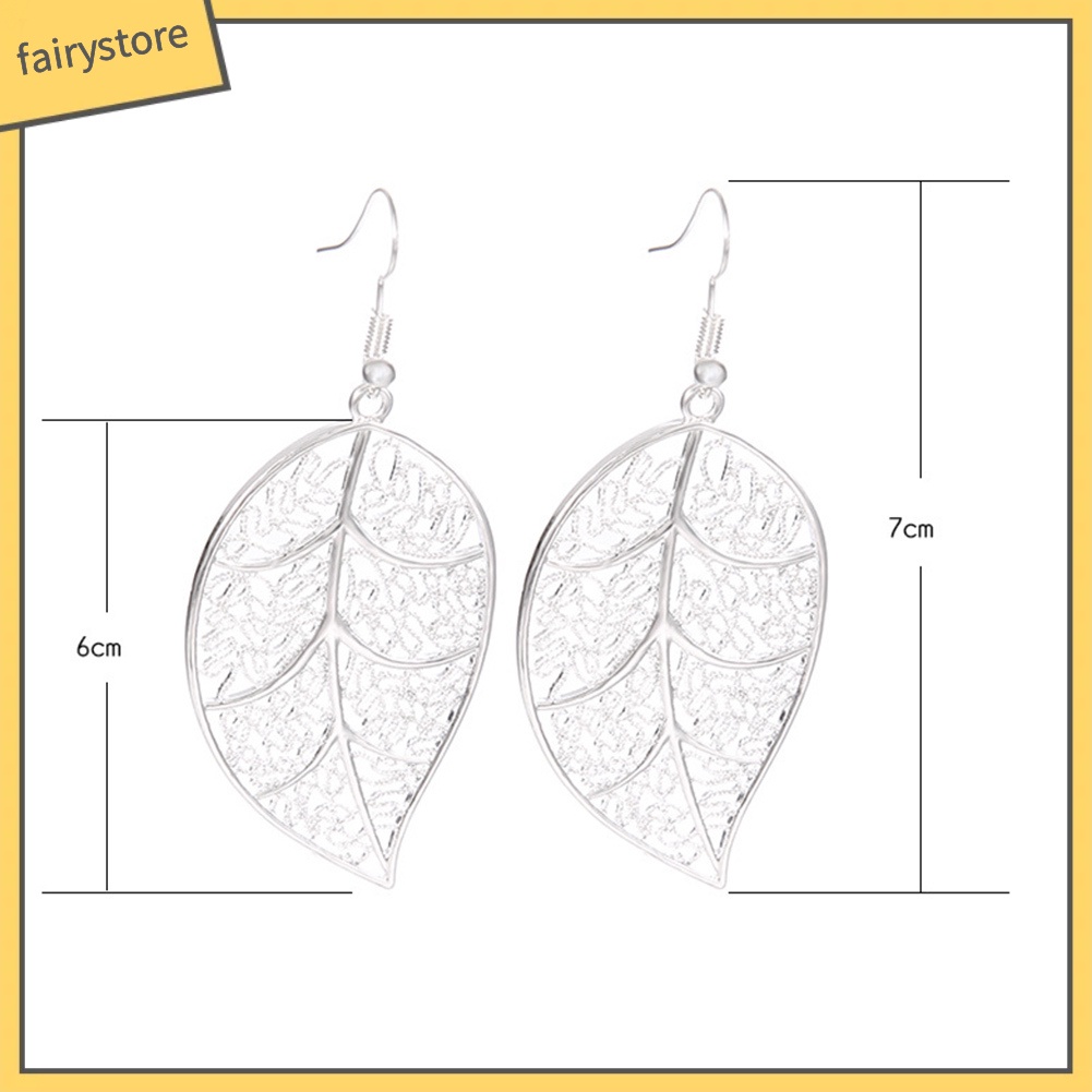 Bông Tai Hình Chiếc Lá Thời Trang Dành Cho Nữ