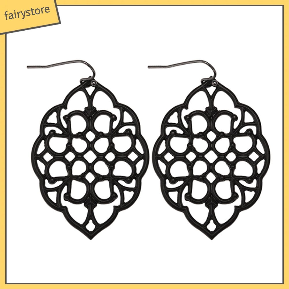 Bông Tai Hình Tròn Rỗng Thời Trang Dành Cho Nữ