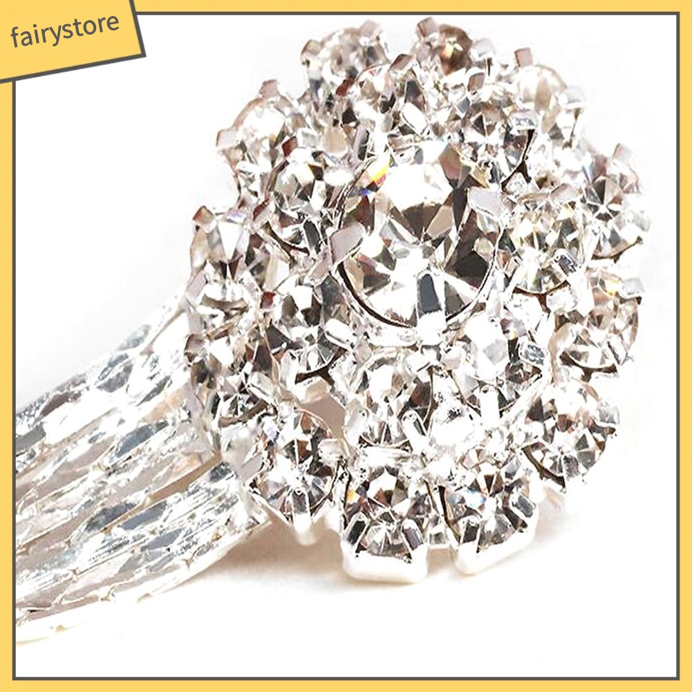 Bông Tai Dài Đính Đá Lấp Lánh Thời Trang Dành Cho Nữ