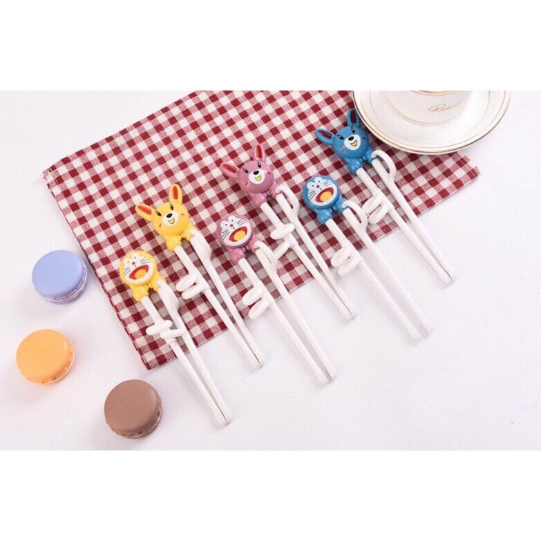 Đũa Tập Ăn Dặm Xỏ Ngón Hình Thú Hình Hoạt Hình Dễ Thương Xinh Xắn Cho Bé embe.s