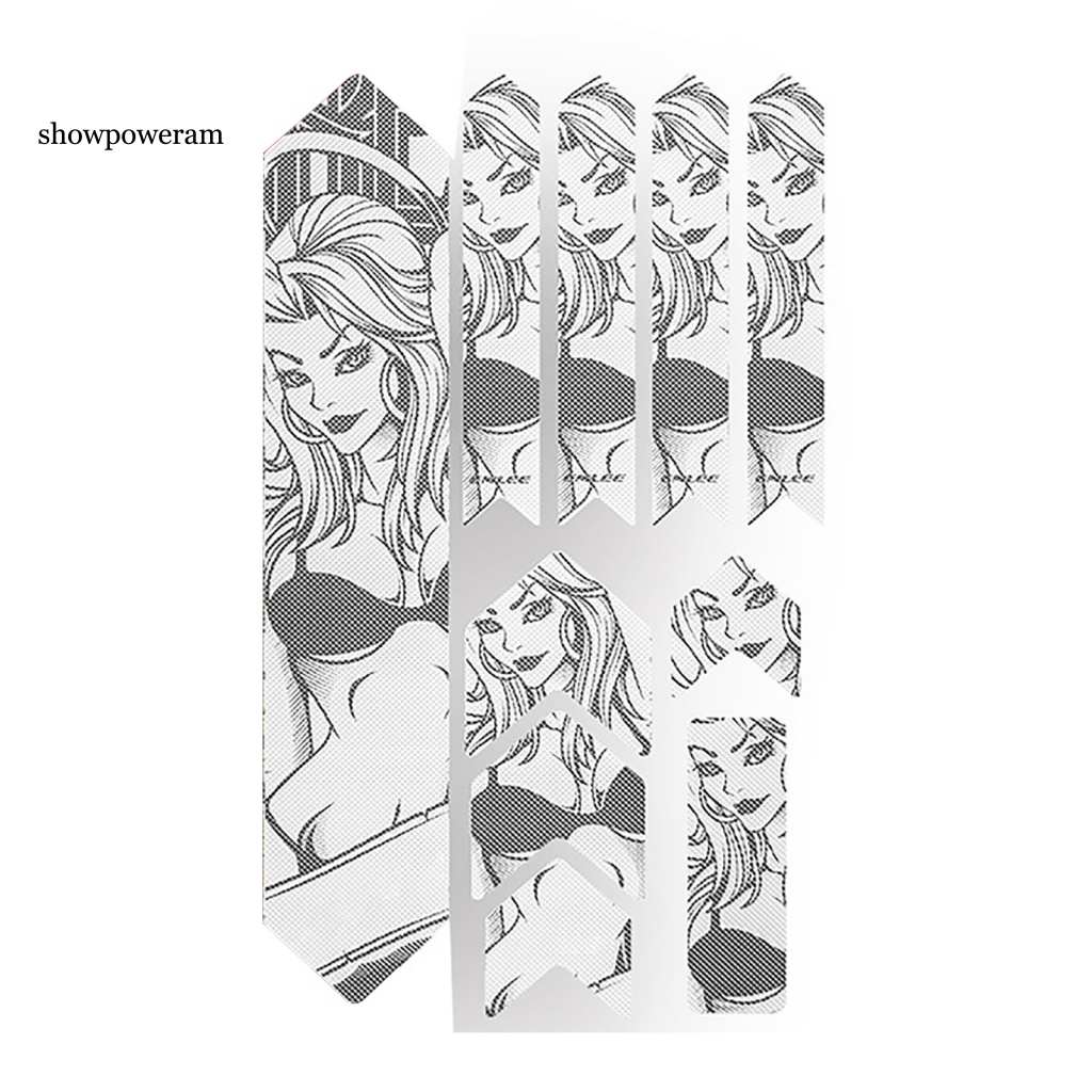 Set 10 Miếng Dán 3D Chống Trầy Trang Trí Xe Đạp