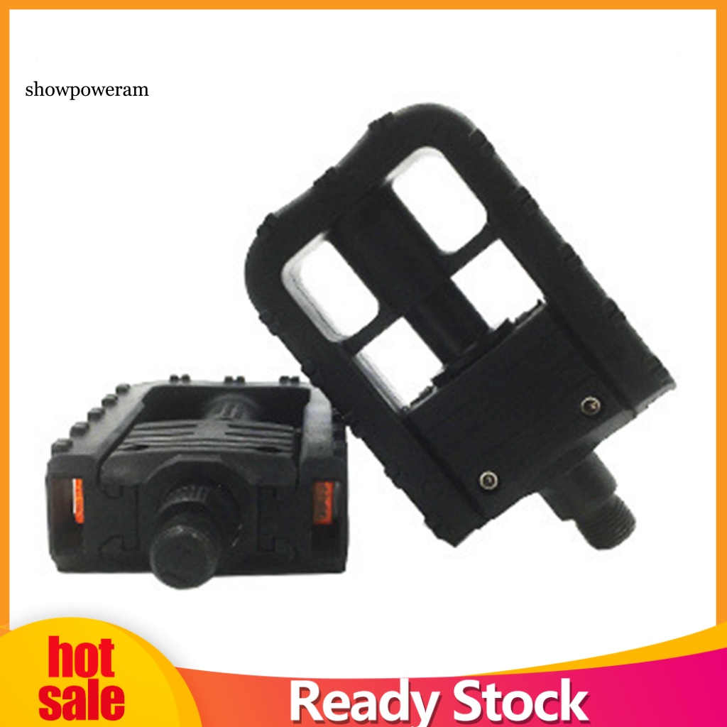 2 Bàn Đạp Xe Đạp Chống Trượt Rộng 9 / 16 Inch