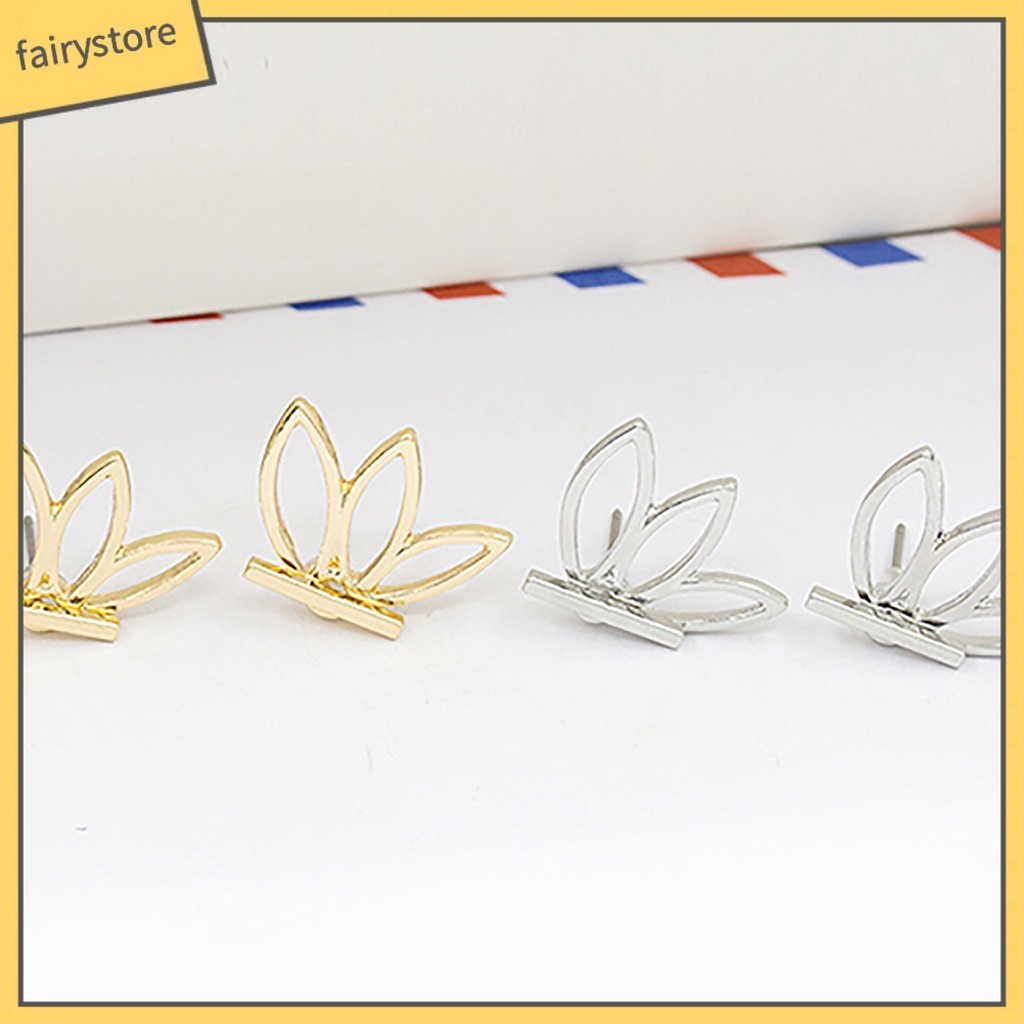 1 Đôi Bông Tai Hai Mặt Hình Hoa Sen Thời Trang Dành Cho Nữ