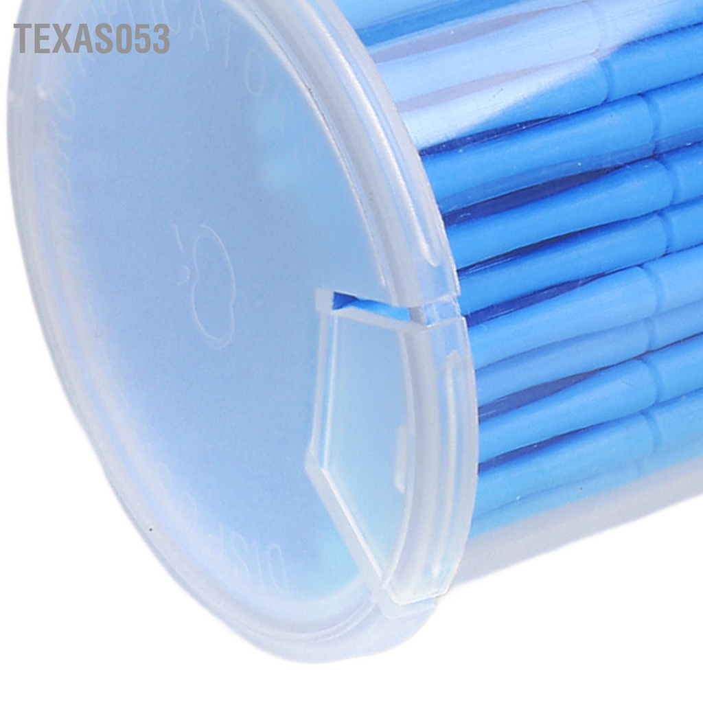 Texas053 100 cái Cọ kẻ mắt dùng một lần Mẹo mềm linh hoạt Dụng cụ bôi son môi trang điểm