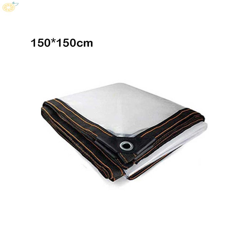 【VARSTR】Transparent Tent Anti-rust Eyelets Clear Clear PVC Tarp Collapsible Corners