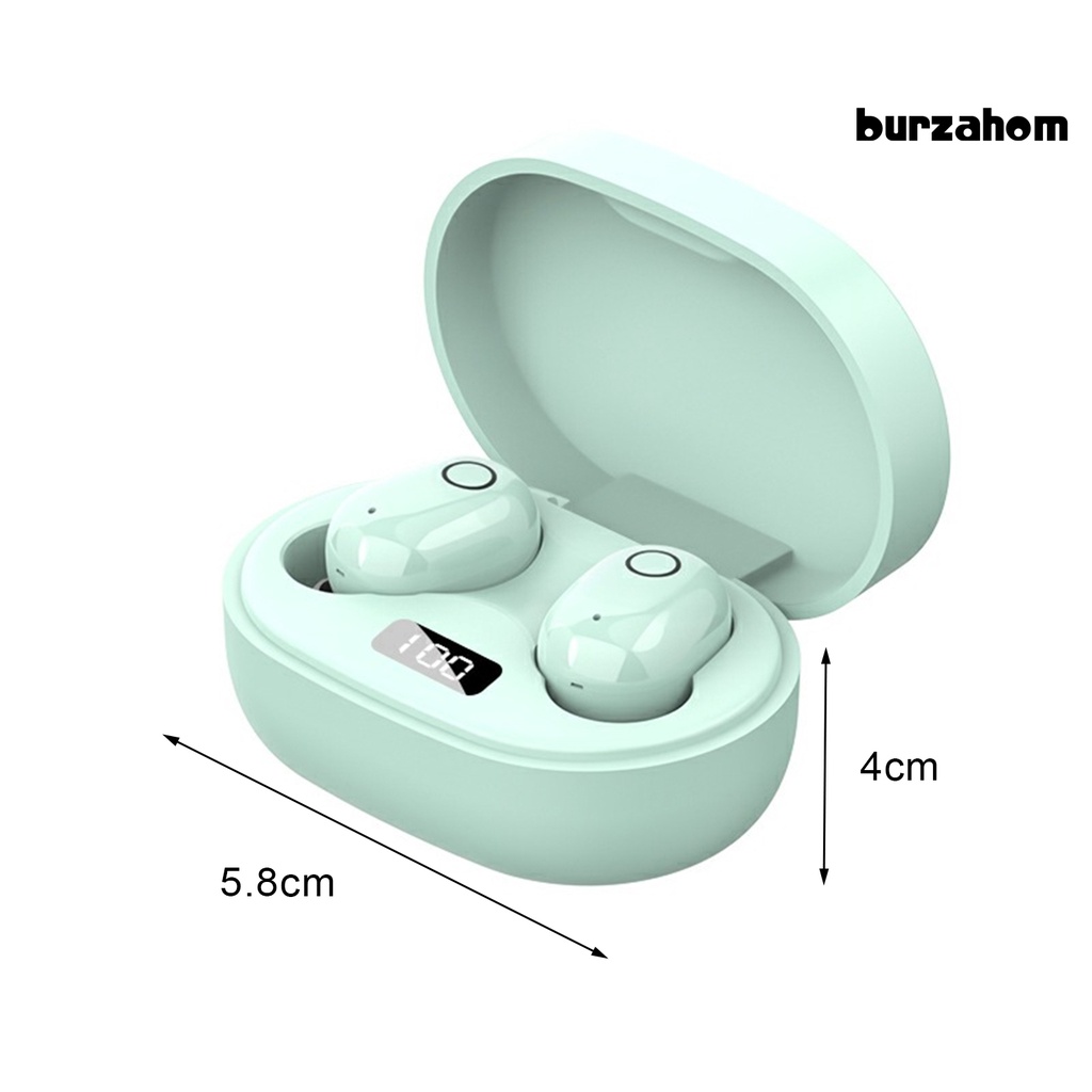 1 Bộ Tai Nghe Không Dây Bluetooth 5.2 Âm Thanh Nổi Màn Hình LED Kỹ Thuật Số Giảm Tiếng Ồn Chất Lượng Cao