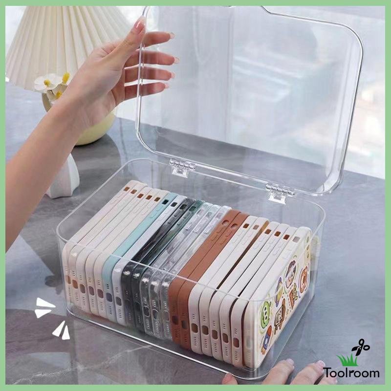 Hộp Đựng Đồ Dùng Trong Suốt Siêu Bền Tiện Dụng Cho Nhà Tắm / Nhà Bếp