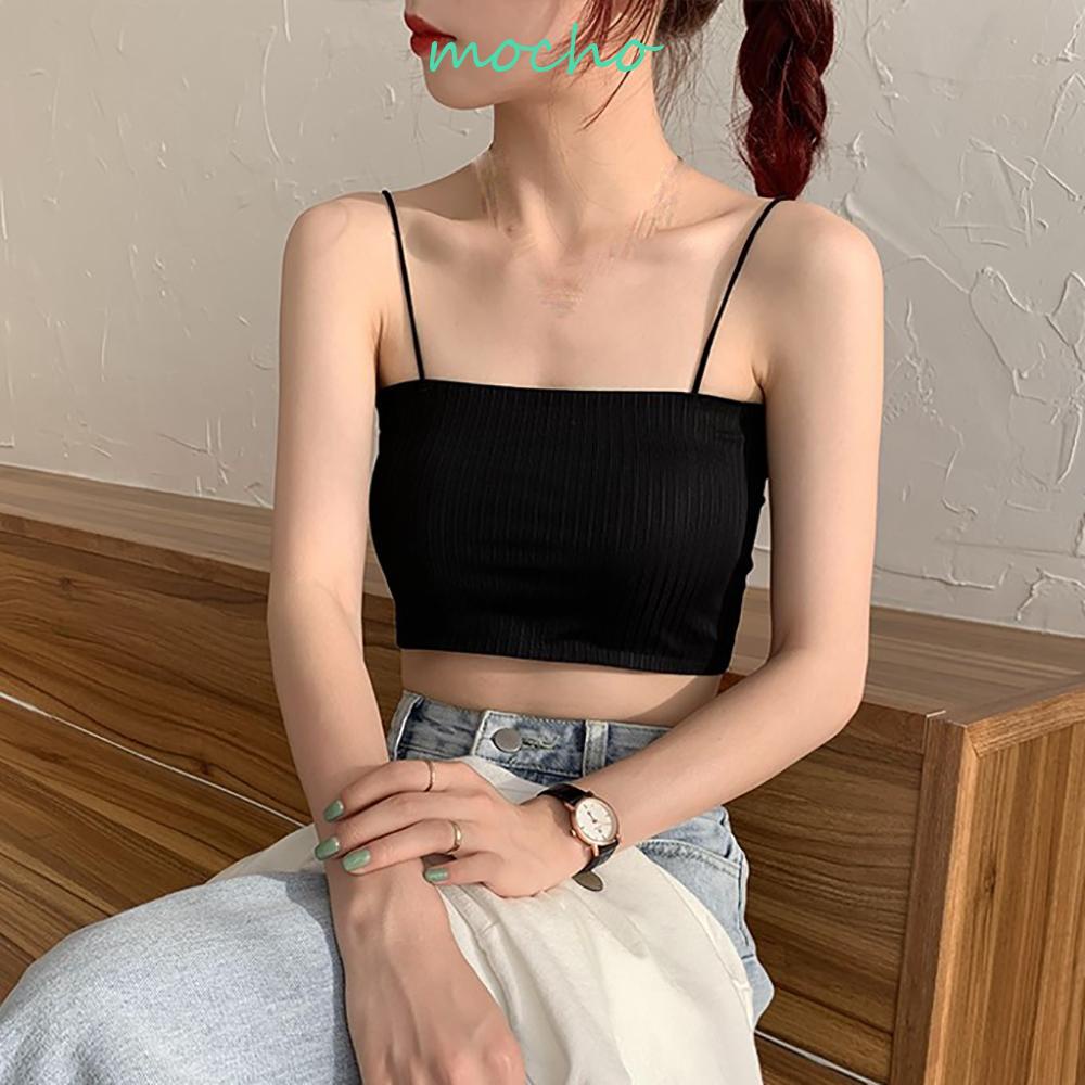 Áo Lót Quấn Ngực Kẻ Sọc Một Mảnh Màu Trơn Thời Trang Cho Nữ
