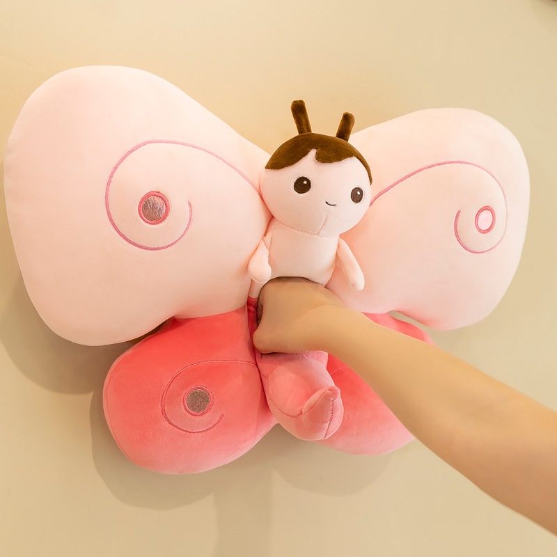 Gối Ôm Hình Bướm Nhồi Bông Thiết Kế Mới Cao Cấp Thời Trang