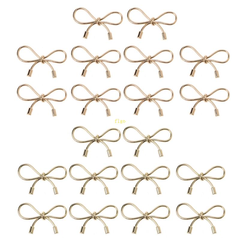 Set 10 Khuôn Làm Đồ Thủ Công DIY Hình Chiếc Nơ Bằng Nhựa Resin Dễ Thương Xinh Xắn