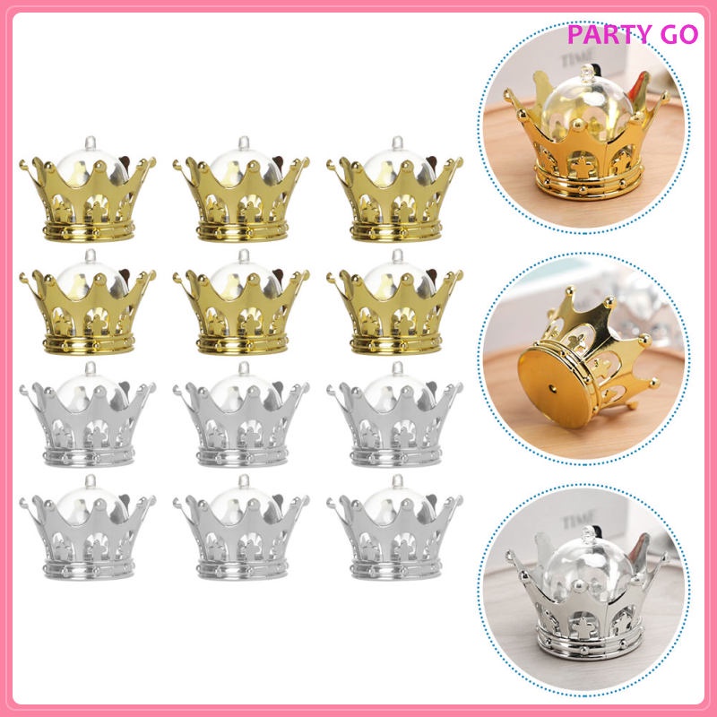 Bộ 12 Hộp Đựng Kẹo Trang Trí Bánh Kem Đám Cưới