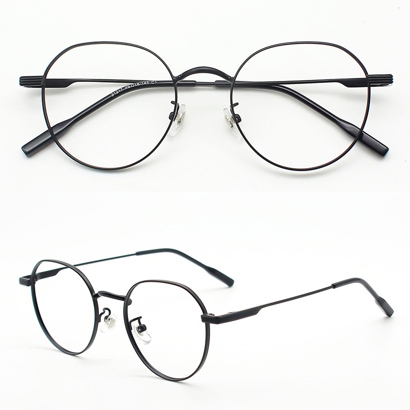Gọng Kính Kim Loại Tròn Thời Trang retro Dành Cho Nam Và Nữ