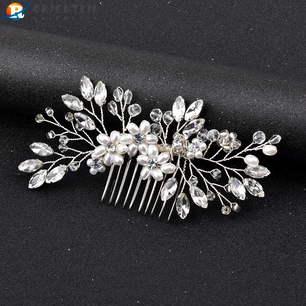 Lược Cài Tóc Trang Trí Tiệc Cưới Độc Đáo|Vương Miện Đội Đầu Kiểu Dáng Dễ Thương Xinh Xắn