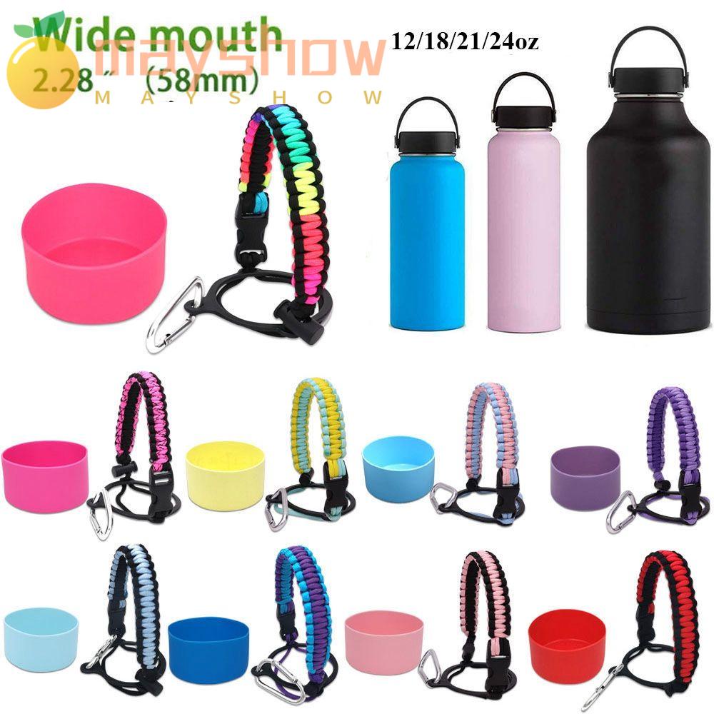 1 Set Chai Đựng Nước Có Thể Điều Chỉnh Kèm Nắp Và Dây Thừng Tiện Dụng