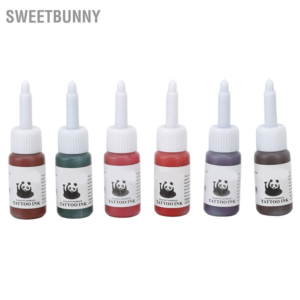 SweetBunny 100ml 20 Màu Mực Xăm Chuyên Nghiệp Bộ Thành Phần An Toàn Lâu Dài Sắc Tố Hình Chân Thực